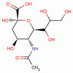 N-乙酰神经氨酸分子式结构图