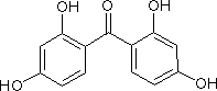 2,2',4,4'-四羟基二苯甲酮分子式结构图