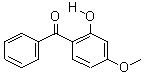 2-羟基-4-甲氧基二苯甲酮分子式结构图