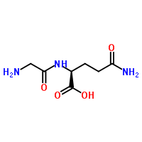 N-甘氨酰-L-谷氨酰胺分子式结构图