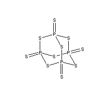 五硫化二磷分子式结构图