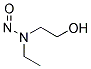 N-乙基-N-(2-羟乙基)亚硝胺分子式结构图