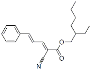 2-氰基-5-苯基-2,4-戊二烯酸 2-乙基己酯分子式结构图