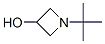 N-叔丁基-3-羟基氮杂环丁烷分子式结构图