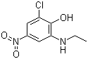 2-氯-6-乙氨基-4-硝基苯酚分子式结构图