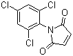 N-(2,4,6-三氯苯基)马来酰亚胺分子式结构图