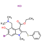 盐酸阿比朵尔分子式结构图