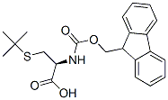 N-Fmoc-S-叔丁基-D-半胱氨酸分子式结构图