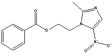 苯酰甲硝唑分子式结构图