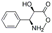 (2R,3S)-3-苯基异丝氨酸甲酯分子式结构图