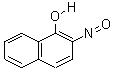 2-亚硝基-1-萘酚分子式结构图