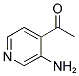 1-(3-氨基-4-吡啶基)乙酮分子式结构图