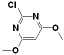 2-氯-4,6-二甲氧基嘧啶分子式结构图