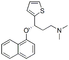 S-(+)-N,N-二甲基-3-(1-萘氧基)-3-(2-噻吩)-丙胺分子式结构图