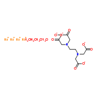 乙二胺四乙酸四钠四水合物分子式结构图