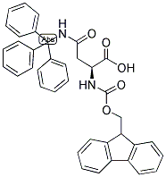 FMOC-Nγ-三苯甲基-L-天冬酰胺分子式结构图