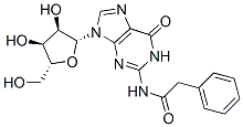 N2-苯乙酰鸟嘌呤核苷分子式结构图