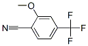 2-甲氧基-4-(三氟甲基)苯腈分子式结构图