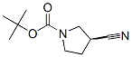 (S)-1-Boc-3-氰基吡咯烷分子式结构图