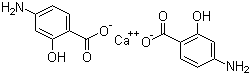 对氨基水杨酸钙分子式结构图