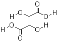 DL-酒石酸分子式结构图