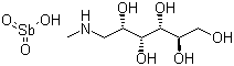 葡甲胺锑酸盐分子式结构图