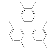 混合二甲苯分子式结构图