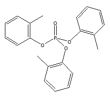 磷酸三甲酚酯分子式结构图