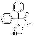 (S)-alpha,alpha-二苯-3-吡咯烷乙酰胺分子式结构图