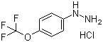 4-(三氟甲氧基)苯肼盐酸盐分子式结构图