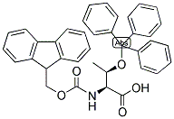 Fmoc-O-三苯甲基-L-苏氨酸分子式结构图