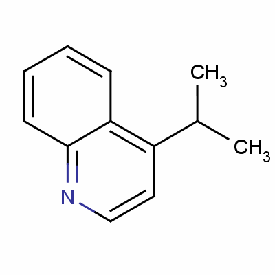 6-(1-甲基乙基)喹啉分子式结构图