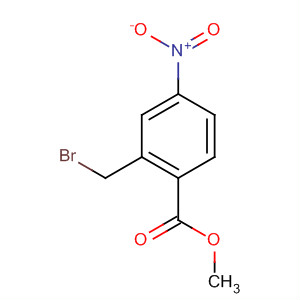 2-溴甲基-4-硝基苯甲酸甲酯分子式结构图