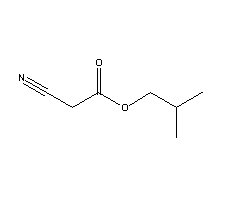 氰乙酸异丁酯分子式结构图