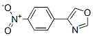 4-(4-硝基苯基)恶唑分子式结构图