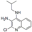 2-氯-N4-(2-甲基丙基)-3,4-喹啉二胺分子式结构图