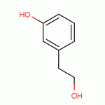 2-(3-羟基苯基)乙醇分子式结构图