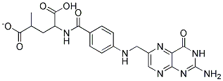 甲基叶酸盐分子式结构图