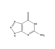 8-氮杂鸟嘌呤分子式结构图