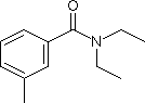 避蚊胺分子式结构图