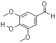 3,5-二甲氧基-4-羟基苯甲醛分子式结构图