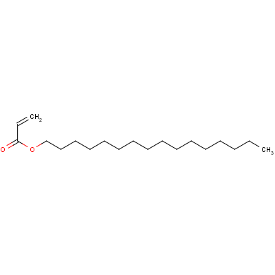 丙烯酸十六酯分子式结构图