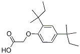 2,4-二(叔-戊基)苯氧基乙酸分子式结构图