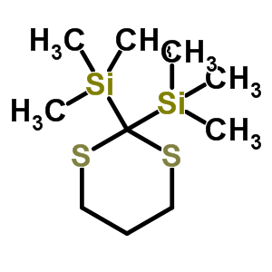 2,2-双(三甲基硅基)二噻烷分子式结构图