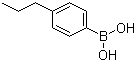 4-丙基苯硼酸分子式结构图