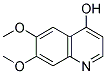 4-羟基-6,7-二甲氧基喹啉分子式结构图