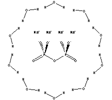 十水焦磷酸钠分子式结构图