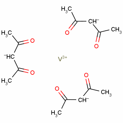 三异酰丙酮化钒分子式结构图