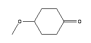 对甲氧基环己酮分子式结构图