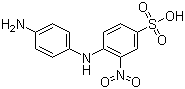 4-氨基-2'-硝基二苯胺-4'-磺酸分子式结构图